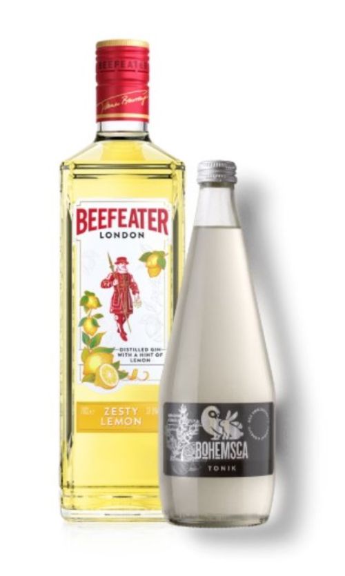 Gin Beefeater Zesty Lemon 0,7l + Tonic Bohemsca