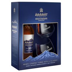 Ararat 10Y Akhatamar 40% 0,7 + 2 skleničky