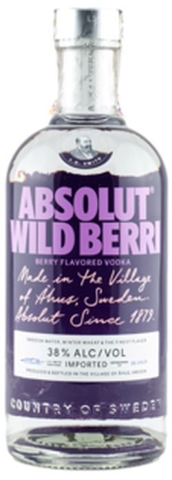 Absolut Wild Berri 38% 0,7L
