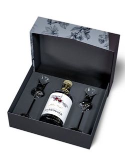 Luxusní dárkové balení 1x0,5l Višňovice + 2 skleničky