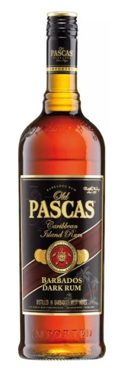 Dark rum Old Pascas 1l 37,5%